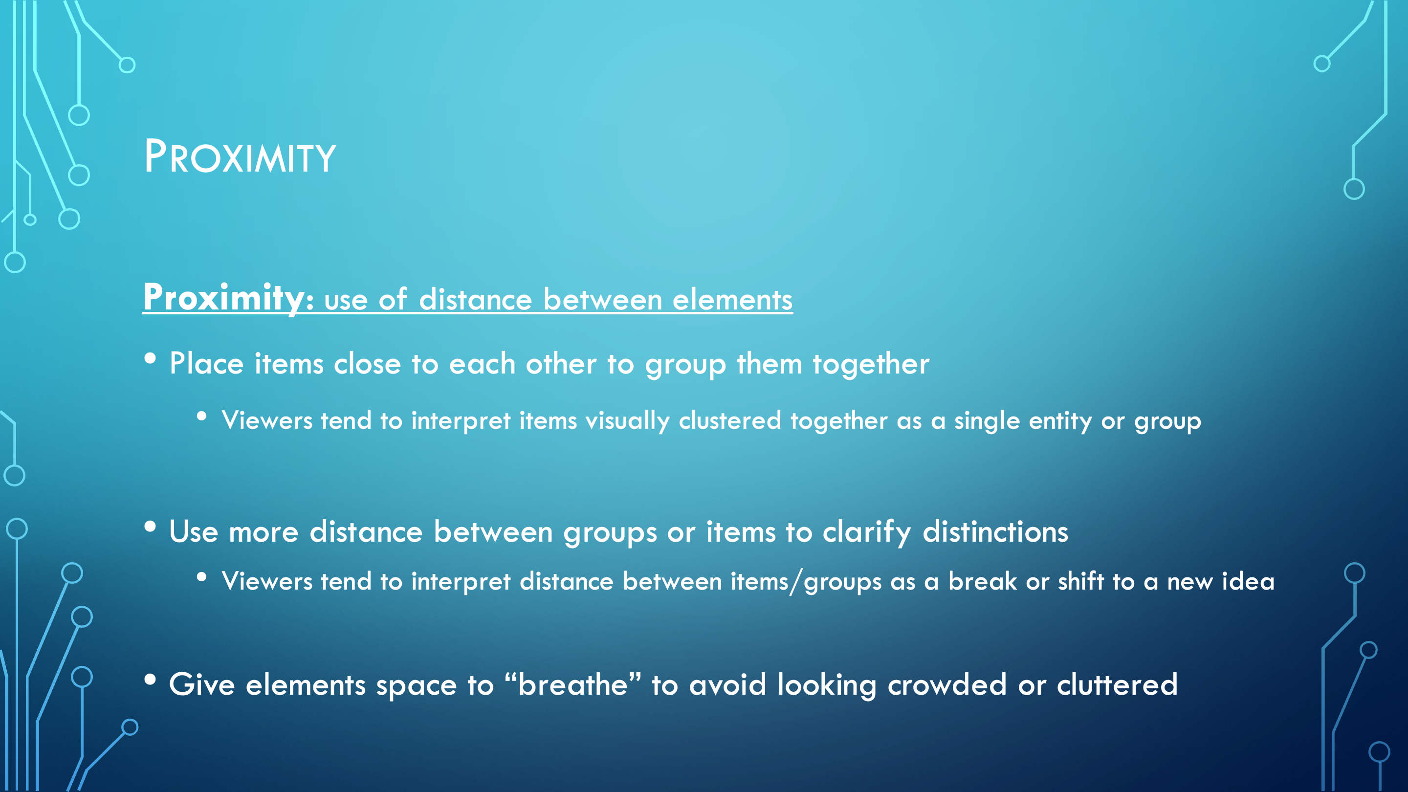 Proximity Example